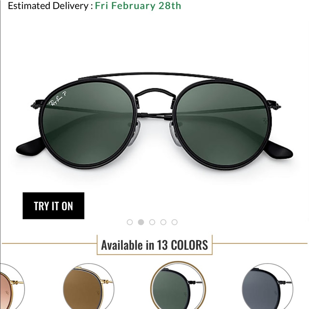Round Double Bridge Ray Bans